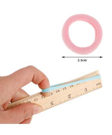 100 Pieces Small Elastic Hair Ties for Kids - Colorful Mini Hairbands for Girls & Babies - Buy Online on GoSupps.com