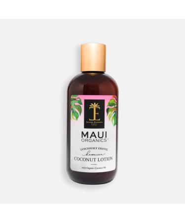 Maui Organics Tropical Lotion Hawaiian Organic Coconut Fragrance 8.5 Ounce