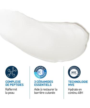 CeraVe - Cr me Peptides Anti-rides Skin Renewing - Cr me Nuit Raffermissante Visage - Peau Plus Rebondie Apr s 8 Semaines* - Peptides + Niacinamide + 3 C ramides - Convient aux Peaux Sensibles - 48g - Buy Online on GoSupps.com
