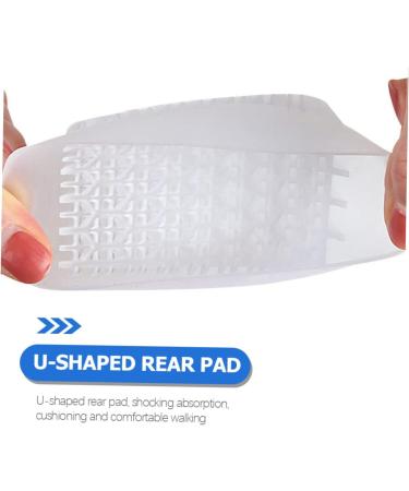 FOMIYES Heel Pads - 4 Pairs U-Shaped Cushions for Men & Women | Heel Protectors & Heightening Inserts for Comfortable Shoes - Buy Online on GoSupps.com