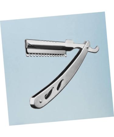 Minkissy Stainless Steel Razor Set - 3-Piece Hairdresser Straight Razor with Interchangeable Blades & Pocket Safety Razor for Men - International Shipping Available - Buy Online on GoSupps.com