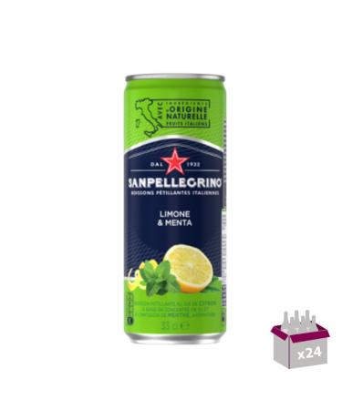 Limone Mint San Pellegrino 24 x 33cl