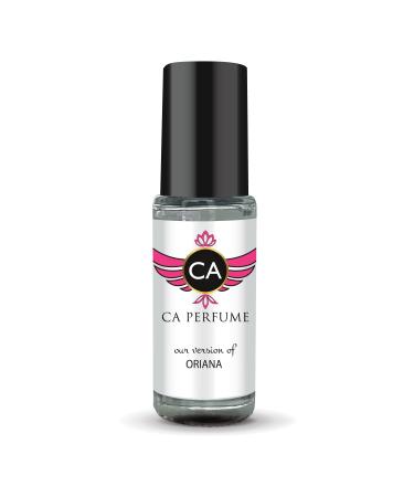 CA Perfume Impression of Oriana For Women Replica Fragrance Body Oil Dupes Alcohol-Free Aromatherapy Sample Travel Size Concentrated Long Lasting Attar Roll-On 0.14 Fl Oz/4ml-X1