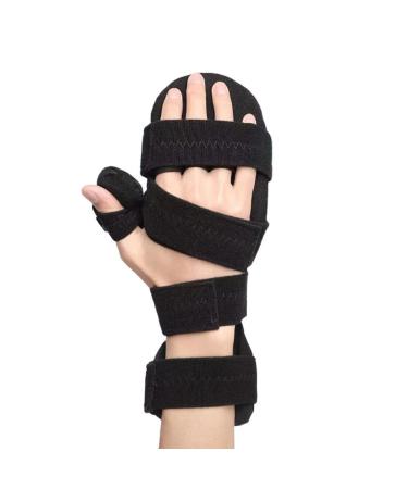 ALisasin Resting Hand Splint Carpal Tunnel Wrist Brace Night Immobilizer Finger Stabilizer Wrap Finger Training Device Finger fingerboard Orthotics Right hand