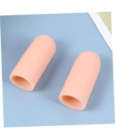 Healvian Silicone Gel Finger and Toe Sleeves - 10 Pairs, Khaki - Relief Foot Covers for Protection and Comfort - Buy Online on GoSupps.com