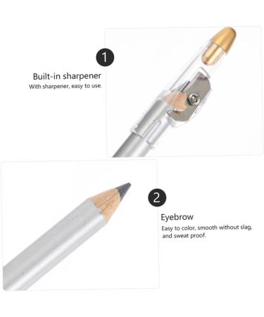 MUSISALY 10pcs Pencil Sharpener Eyebrow Pencil Cosmetic Tool Makeup Eyebrow Pencils Eyeliner Pen Makeup Pen Sharpener Eyeliner Strokes Pencils Eyeliner with Sharpener Eyebrow Tool Eye Liner - Buy Online on GoSupps.com