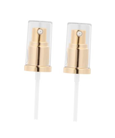 POPETPOP 6 pcs Plastic Empty Nozzle up Replacement for Make Soap Emulsion Containers Oil Heads Pressure Head Goldenx3pcs 10x2.3cmx3pcs