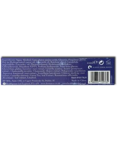 Derma V10 Lavender Roll On Blend of Lavender Oil Chamomile and Rosemary Extract to Promote Peaceful and Restful Night Sleep Aids in Calming and Relaxing The Mind and Body Vegan Friendly - Buy Online on GoSupps.com