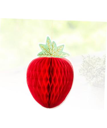 TOPBATHY Lantern Decor 3pcs Decorate Honeycomb Tissue Gift Strawberry Child Tissue Pom Poms As Shownx3pcs 15.5cm*22.5cmx3pcs - Buy Online on GoSupps.com