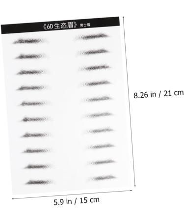 Baluue 2 Pairs Makeup Tools Gel Stick Brow Soap Pencil Eye Brow Pencil 21x15cm Black - Buy Online on GoSupps.com