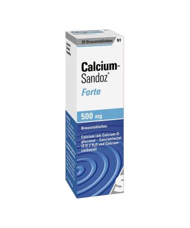 CALCIUM SANDOZ forte effervescent tablets 20 pcs. Unreduced 20 pieces (1 pack)