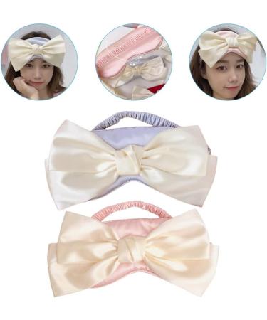 GLEAVI 2pcs Silk Eye Mask - Fully Light Blocking Sleep Eye Shades for Comfortable Night Rest | Cute Blindfolds for Girls - Buy Online on GoSupps.com