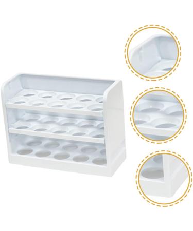 FUNOMOCYA Egg Storage Box Clear Stand Egg Tray for Refrigerator Household Egg Organizer Dedicated Fresh Box - Buy Online on GoSupps.com