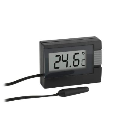 TFA Dostmann digital thermometer including waterproof temperature sensor small black L 54 x W 16 (30) x H 39 mm - Buy Online on GoSupps.com