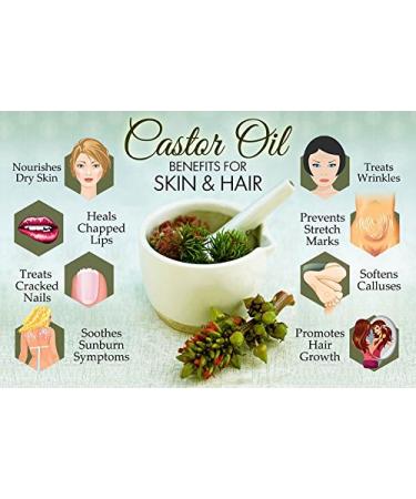 Niharti Pure Castor Oil 200ml - 100% Natural Cold-Pressed Ideal for Hair and Skin | International Shipping Available - Buy Online on GoSupps.com