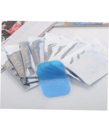 50 Pieces Leaf Fitness Matte Pads - Gym Polster Replacement Gel Pads & Belly Massage Stimulator Stickers - Blue Fitness Mat Accessories - Buy Online on GoSupps.com