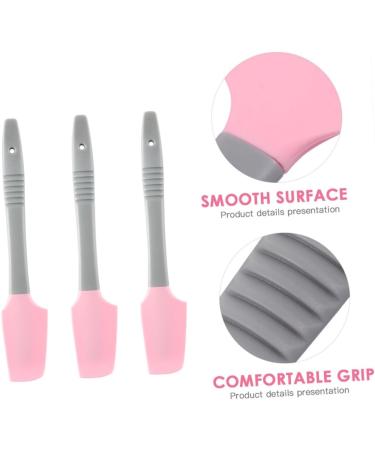 Doitool 3ST Silicone Spatula Set - Multi-Purpose Wax Applicators for Hair Removal - Pink Household Wax Tools - Buy Online on GoSupps.com