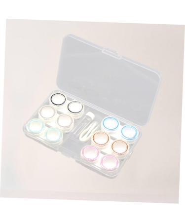 Buy HOMSFOU 6pcs Contact Lens Case Set | Durable Lens Holders with O-Ring - Perfect for Travel & Storage - Buy Online on GoSupps.com
