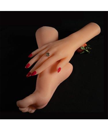 SLRMKK Soft Hands - Realistic Silicone Lifelike Hand with Bendable Palm & Clear Rosy Fingers - 2020 Innovation for Art & Education - Buy Online on GoSupps.com