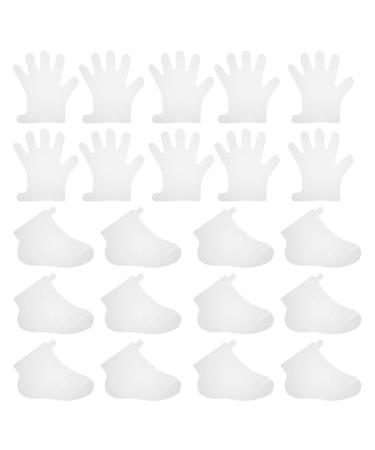 Lurrose disposable gloves 1 Set - Fu Hand covers Paraffinb The liner H Nde for plastic gloves booties sock with stickers pedicure spa accessible