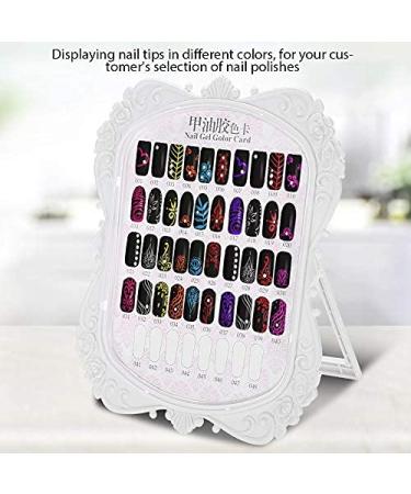 48 Colors Nail Polish Color Chart - Nail Gel Display & Manicure Tools for Perfect Nail Art | International Shipping Available - Buy Online on GoSupps.com