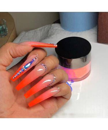 ACRYLIC NEON COLORED POWDER COLLECTION- 1oz. size 30g Acrylic dip powder nails 12 Colors YELLOW NEON ACRYLIC POWDER - (Color: 2) - Buy Online on GoSupps.com