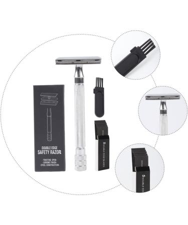Beaupretty Manual Mustache & Body Hair Razor Set | Metal Safety Razor & Trimmer for Precision Grooming - Buy Online on GoSupps.com