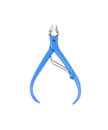 SVAASA Nail Clippers 1PC Toenail Cuticle Nipper Clippers Trimmers Edge Cutter Manicure Scissor Plier Tool Pedicure Dead Skin Remover (Color : Blue)