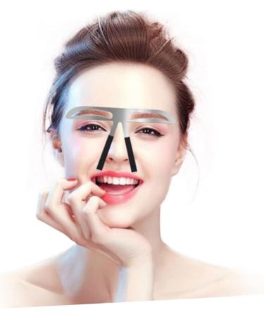 Housoutil 2pcs Eyebrow Makeup Tools Make up Kit Three-point Eyebrow Ruler Set Miss Balance Ruler Eyebrow Shape mediumx2pcs As Shownx2pcs - Buy Online on GoSupps.com