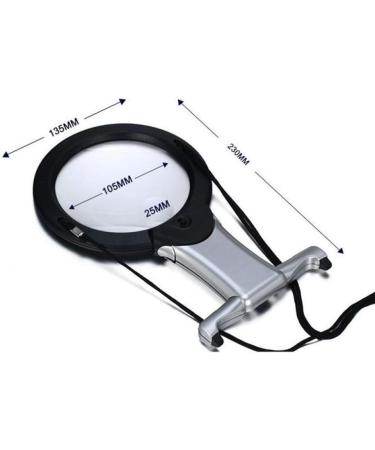 with Light 2LED Lights Magnifier for Reading Sewing Crafts Handcraft Desktop Neck Hanging Style Tool Better Life - Buy Online on GoSupps.com