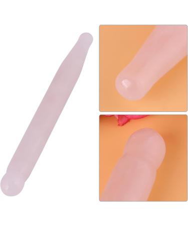 Massage Stone Stick - 12 cm Natural Rose Quartz Acupressure Pen for Facial Massage & Gua Sha Tool - Buy Online on GoSupps.com