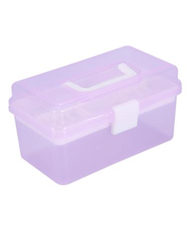 Nail art storage case 3-types multifunctional empty nail art manicure make-up cosmetic tools container storage box (small)