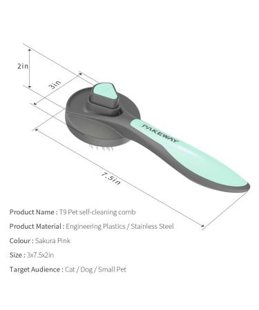 Pakeway Cat & Dog Brush Set | Pet Brush for All Fur Types + Green Nail Clippers & Scissors | Best Grooming Tools - Buy Online on GoSupps.com