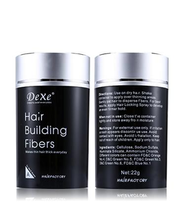 Professional Hair Powder for Volume & Concealment | 22g Black Hair Fibers - Perfect for Hair Sealing - Buy Online on GoSupps.com