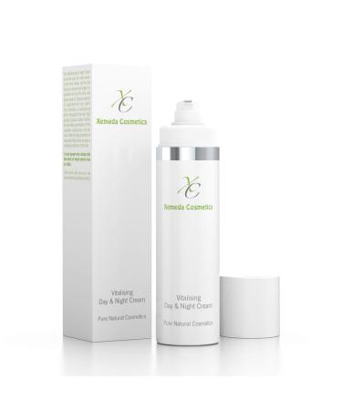 Xemeda Cosmetics Revitalising Day and Night Cream - Beauty Care with Precious Natural Oils - Moisturizing Anti-Wrinkle Cream - Natural Cosmetics 50ml - Made in Germany