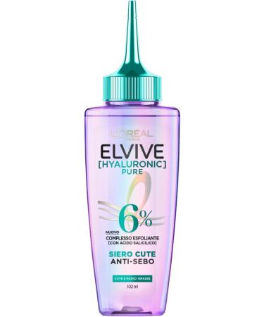 L'Or al Paris L Or al Paist Elvital Focusing serum for shiny hair and longlasting freshness on the scalp cleaning complex with salicyl and hyluronic acid Hyra Hyalonic Pure 102 ml