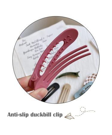Matte Flat Claw Clips Set - 6pc Flat Lay Hair Clips for Women and Girls - Buy Online on GoSupps.com