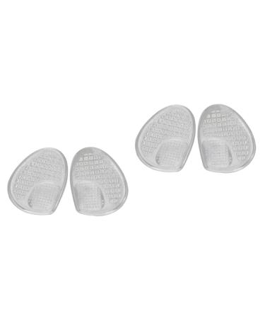 NOLITOY 2pcs Forefoot Gel Pad High Heel Shoe Pad Clear Heels for Women High Heels for Women Mules for Women Heels Dress Shoes for Women Heels Bridal Games Miss Silicone Gel Foot Protector