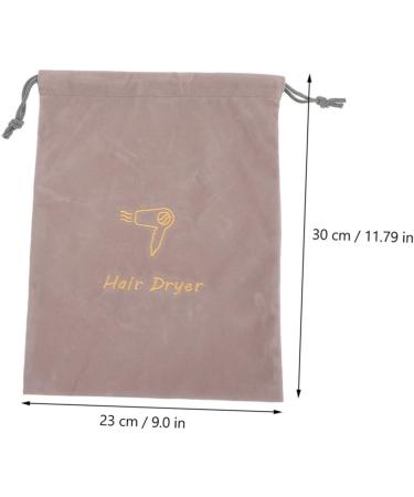 CANIGHT 2pcs Blow Dryer Retractable Cord Light Grey Storage Bag for Hair Dryer Shoe Travel Bag - Buy Online on GoSupps.com