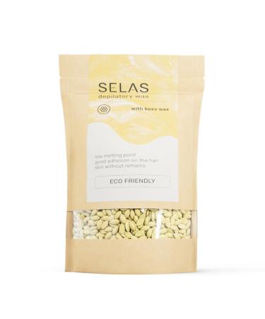Depilatory wax to choose from Selas "seeds" 500g.Nature rose hips or aloe vera.Grow without stripes with natural products.(Nature)