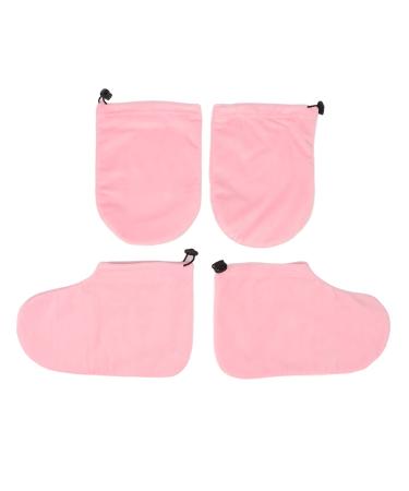 gants de cire de paraffine chaussons femmes peluches douces SPA cire chaude mitaines de traitement thermique chaussons pour le soin des mains et des pieds