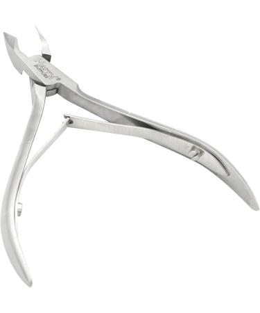 Harry's Supplies Cuticle Nipper Cuticle Trimmer Cuticle Remover Japanese stainless steel 4 inch Double action with straight sharp blades cutting edge 8mm Matte Satin finish - Buy Online on GoSupps.com