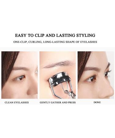 AKOAK Stainless Steel Eyelash Curler - Heart Handle Curling Clip for Perfect Lashes | Best Makeup Tools for Women | International Shipping Available - Buy Online on GoSupps.com
