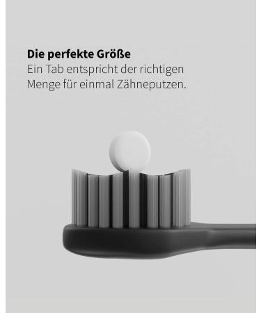 Zahnheld Toothbrush Tablets Starter Set - Mint Fluoride-Free Vegan Natural Dental Care (2 Bags of 125 Tabs + Glass) for Plaque & Caries Protection - Buy Online on GoSupps.com