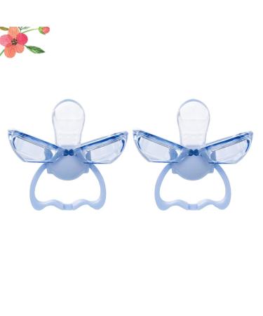 Nuobesty 2-Pack Silicone Baby Pacifier Accessories | Baby Schnuller Soothing Toy | Size 1 Blue | International Shipping Available - Buy Online on GoSupps.com