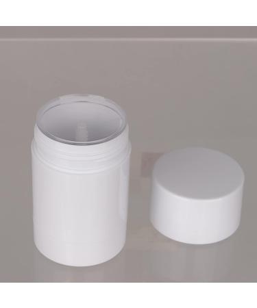 COSIDEA 4pcs White Round empty 50g / 1.67OZ deodorant containers Bottom Filling large twist up tubes for hair wax chapstick tube 50g/1.67oz White - Buy Online on GoSupps.com