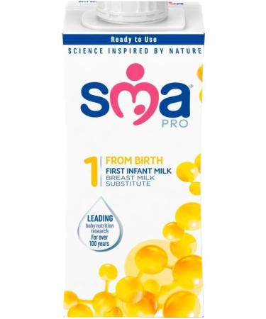 SMA PRO First Infant Baby Milk 200ml - Ready to Drink Liquid Formula (Pack of 1) - Buy Online on GoSupps.com