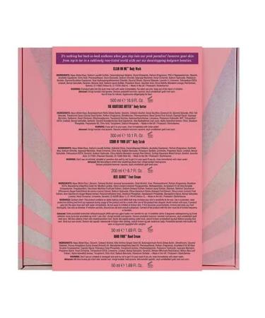 Shop Soap & Glory Pick of the Pink Gift Set - Original Pink Rose & Bergamot Collection | Heel Genius Hand Food Righteous Butter & More - International Shipping Available - Buy Online on GoSupps.com