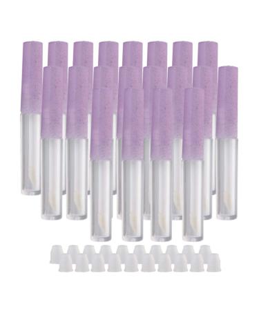 20Pcs 1.3ML Purple Empty Tubes Lip Gloss Balm Cosmetic Mini Containers DIY Bottles