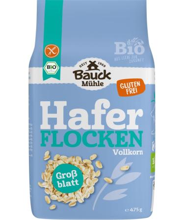 Bauck Oatmeal large leaf glutenfree organic 2 x 475 g